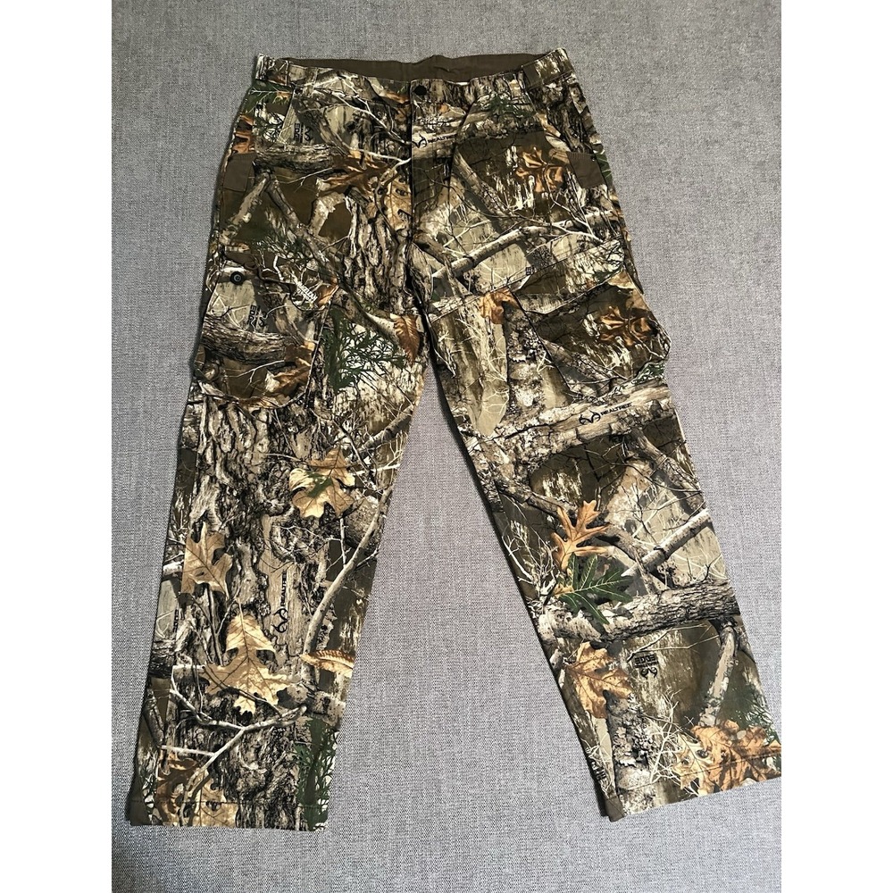 Magellan Camouflage Pants Men's XL 38x31 Stretch RealTree Edge Pattern Wide leg
